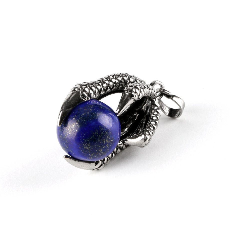 Pendentif Reiki en Lapis-Lazuli "Santé & Harmonie" - Griffes de dragon