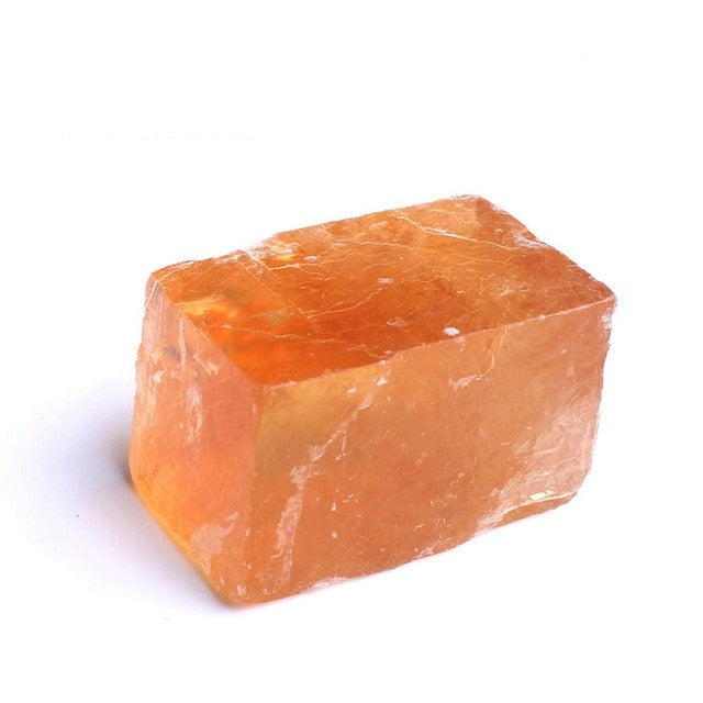 Pierre Brute Guérison en Calcite orange "Apaisement & Guérison"