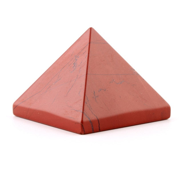 Pyramide Reiki en Jaspe rouge "Force & Spiritualité"