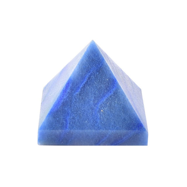 Pyramide Reiki en Aventurine bleue "Sérénité & Prospérité"